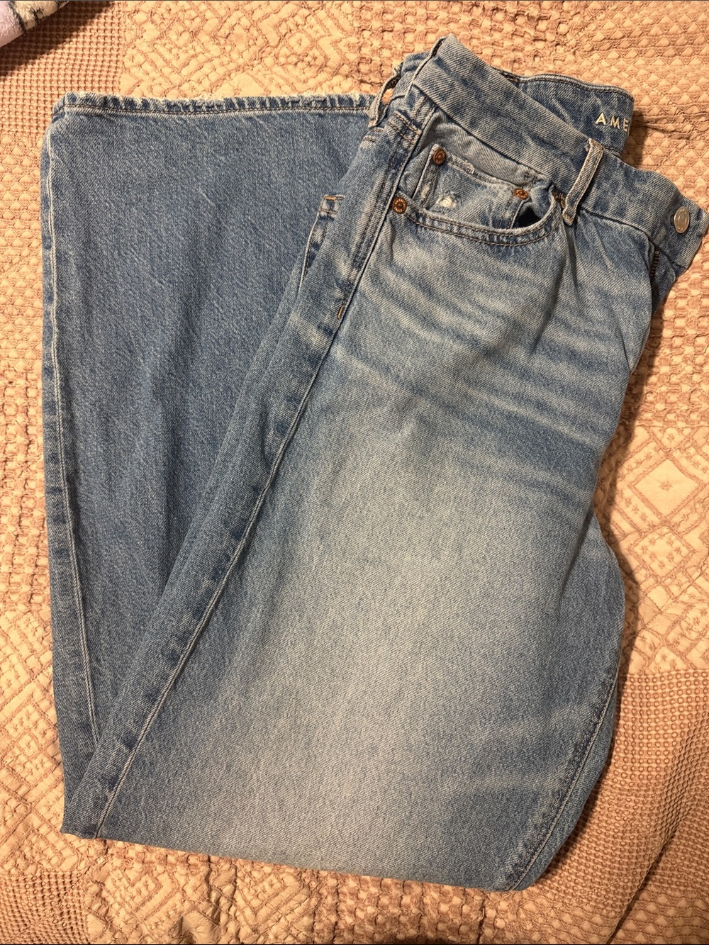 American Eagle Outfitters Light Wash Strigid Jeans
